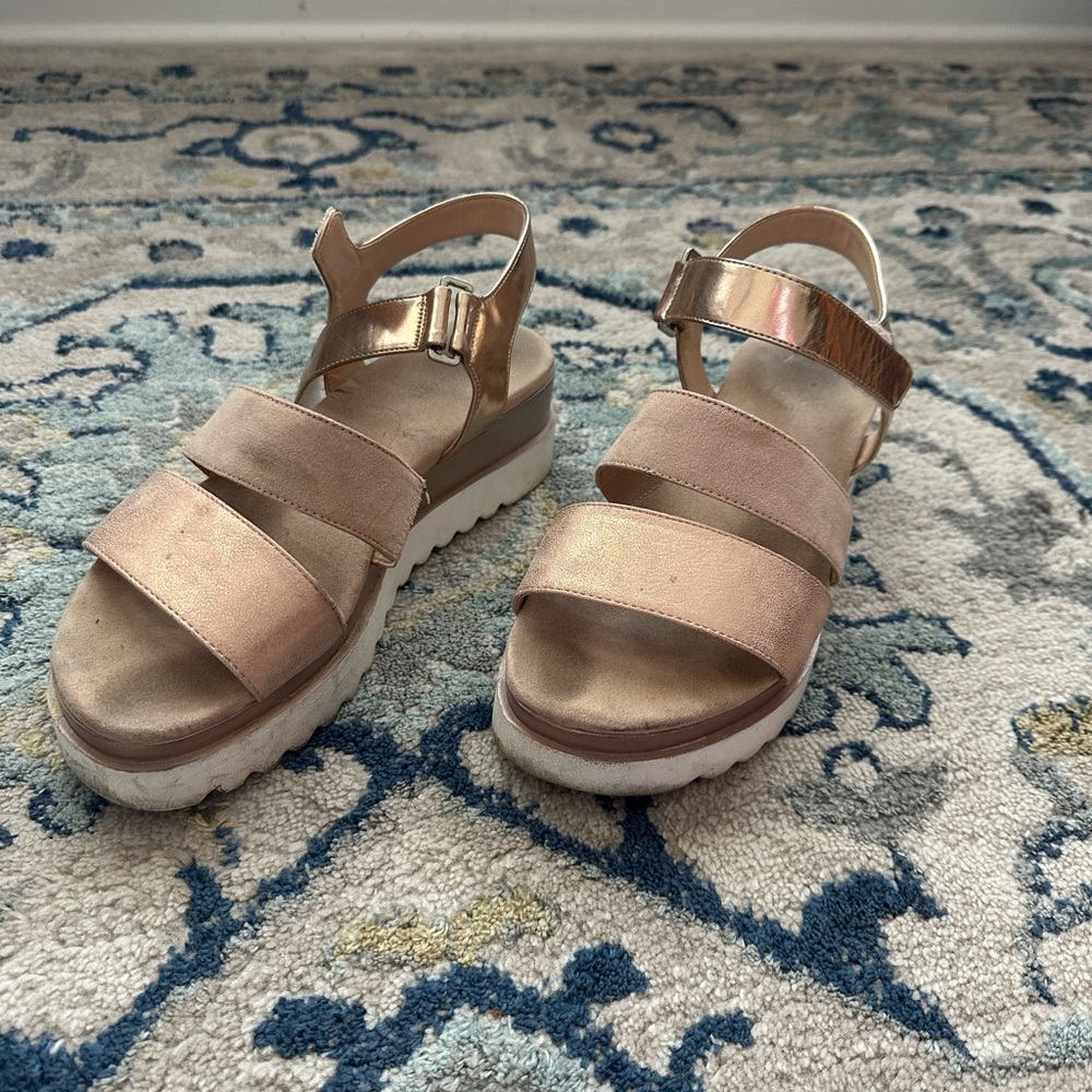 Call It Spring Women's Sandals in Rose Gold and Blush - Picture 3 of 4